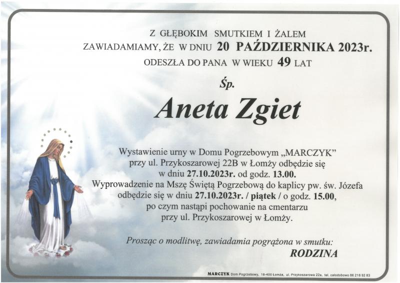Aneta Zgiet
