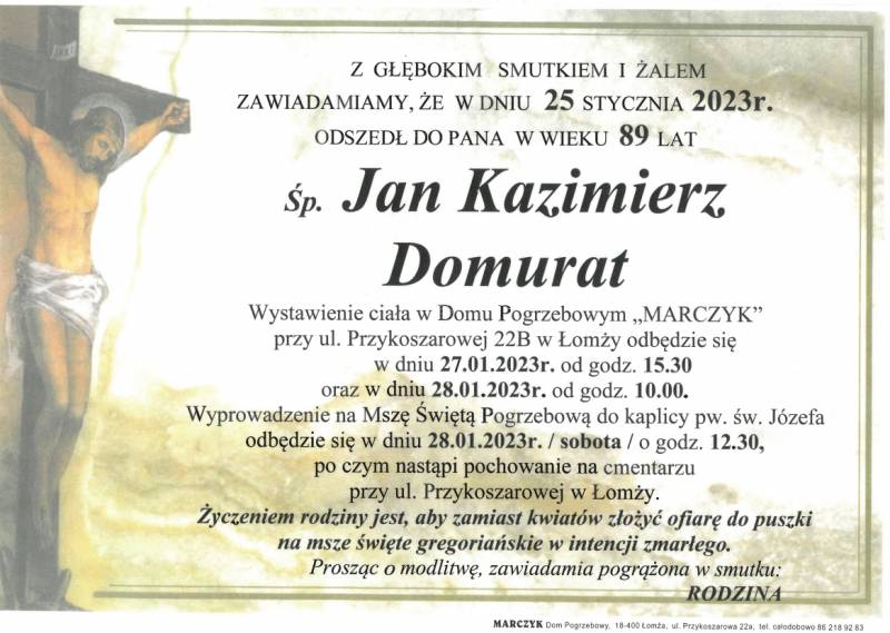Jan Kazimierz Domurat