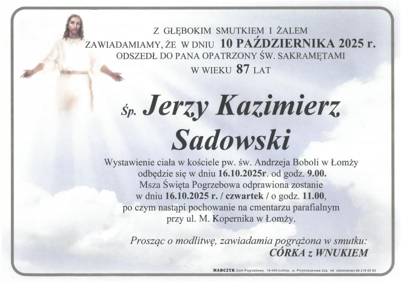 Jerzy Kazimierz Sadowski