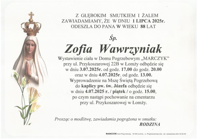 Zofia Wawrzyniak