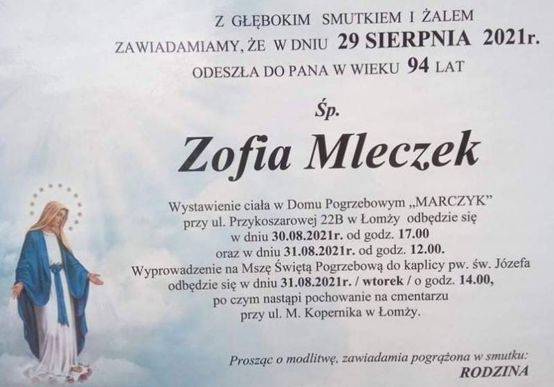 Zofia  Mleczek