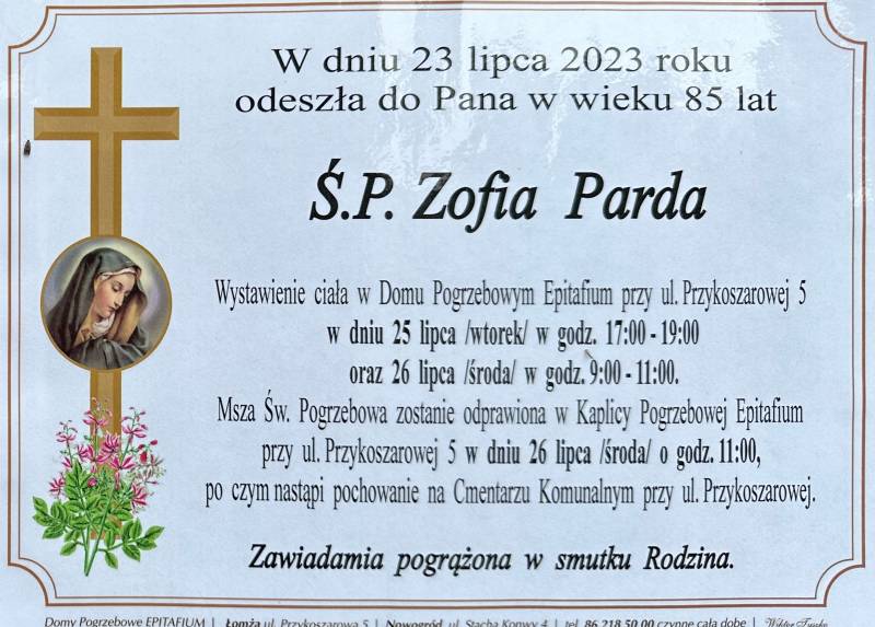 Zofia Parda