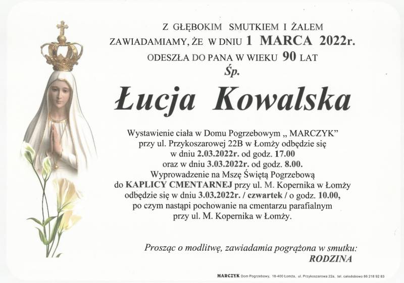 Łucja Kowalska