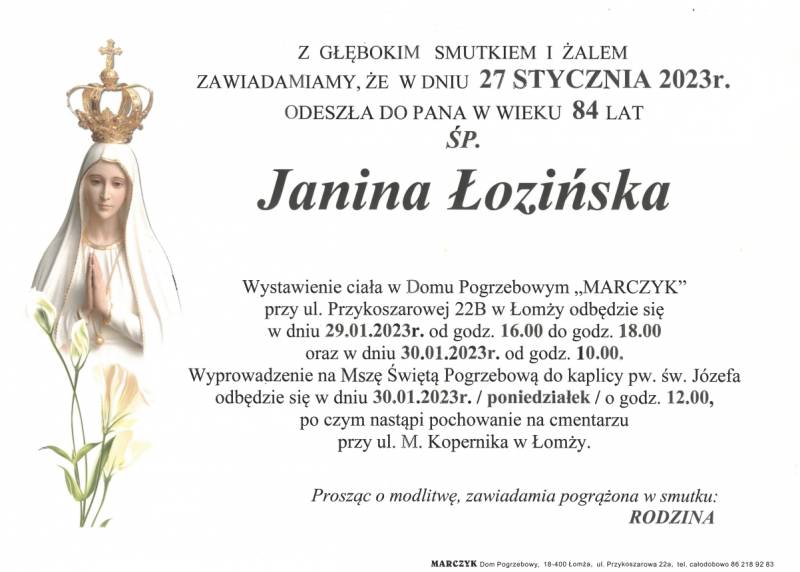 Janina Łozińska