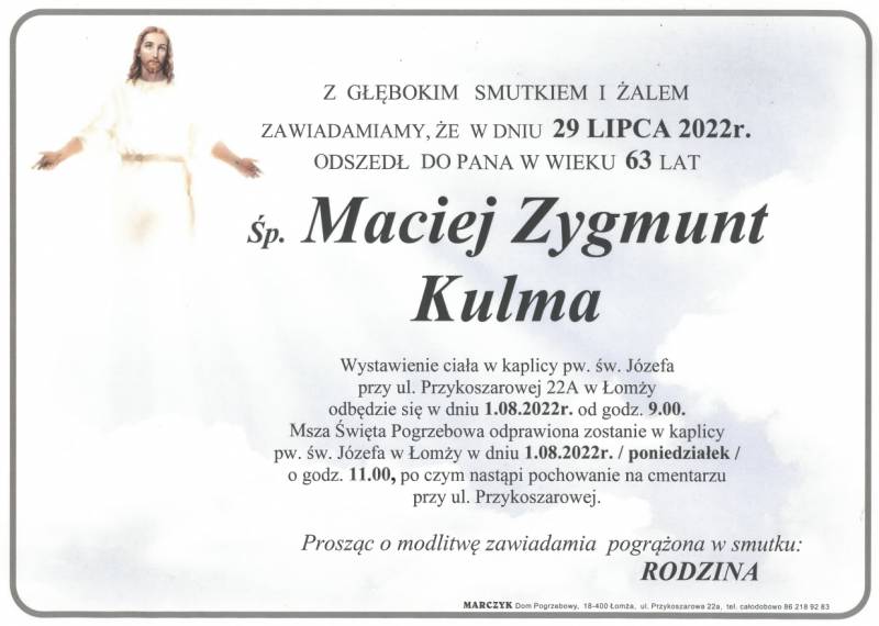 Maciej Zygmunt Kulma