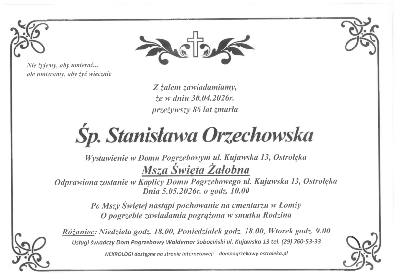 Stanisława  Orzechowska