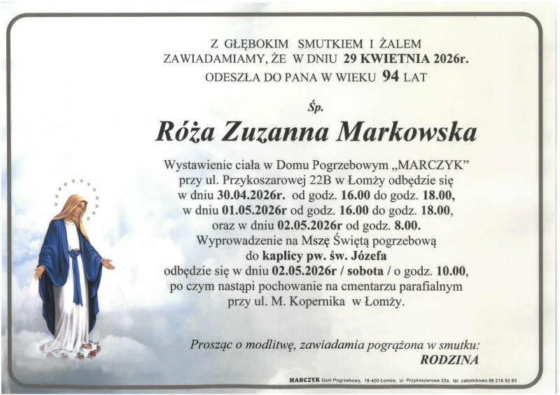 Róża Zuzanna Markowska