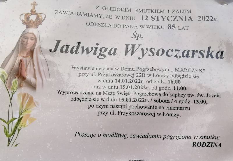 Jadwiga Wysoczarska