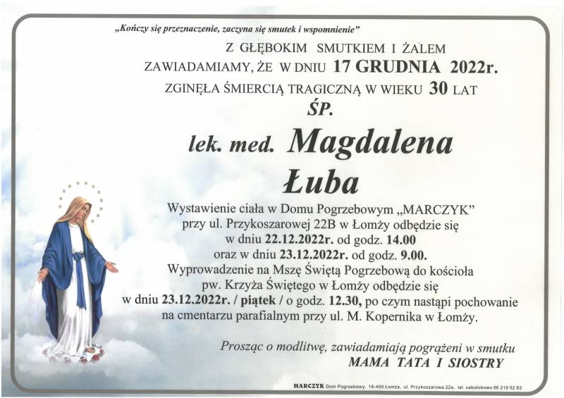 lek. med. Magdalena Łuba