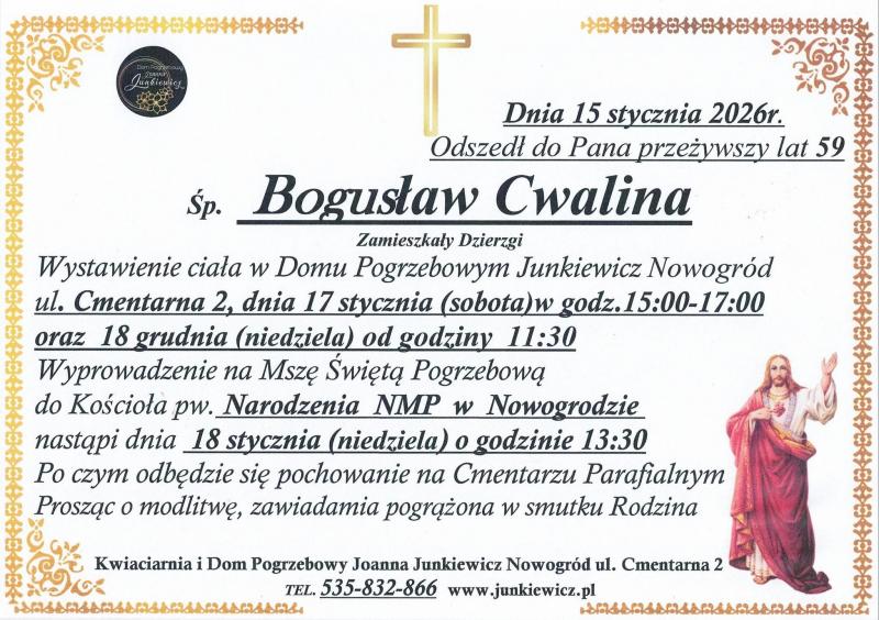 Bogusław  Cwalina