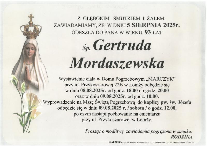 Gertruda Mordaszewska