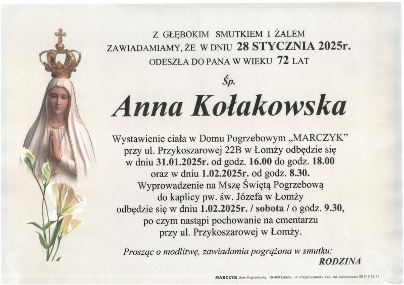 Anna  Kołakowska