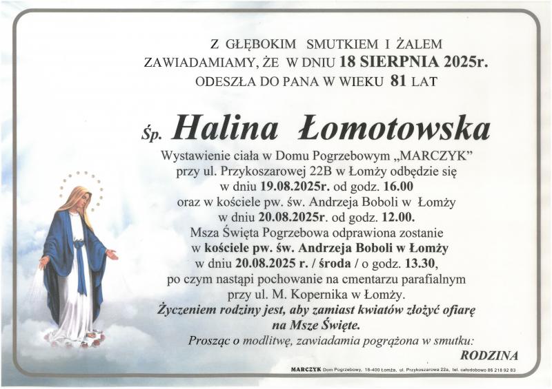 Halina  Łomotowska