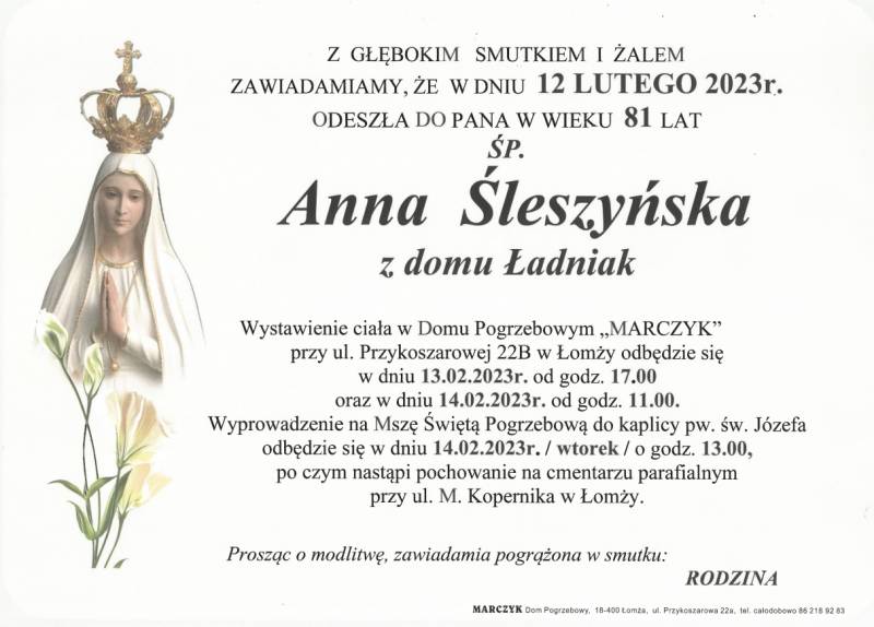 Anna Śleszyńska