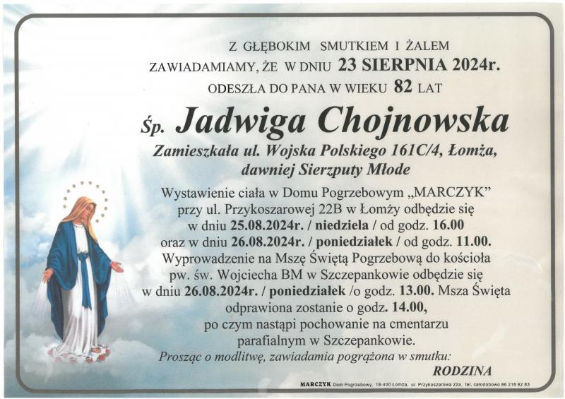Jadwiga Chojnowska
