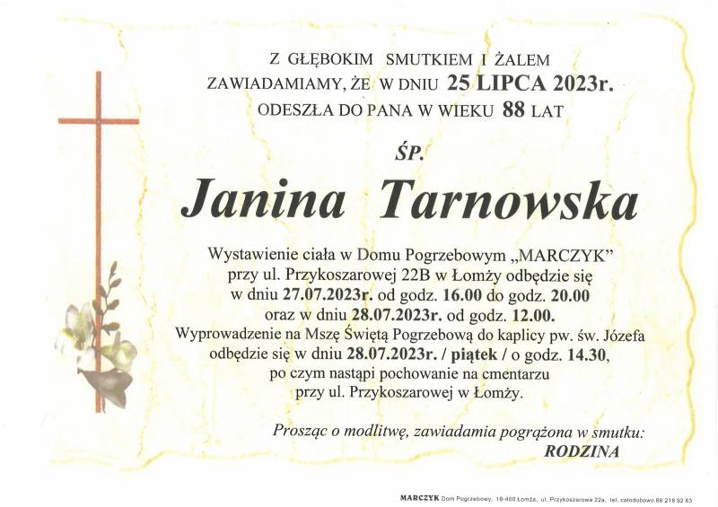 Janina Tarnowska