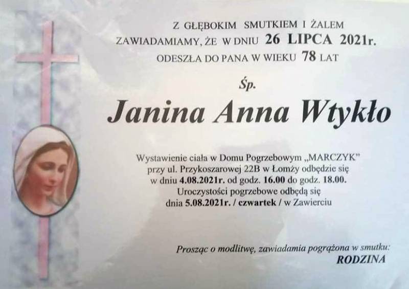 Janina Anna Wtykło