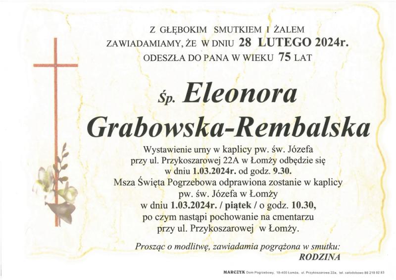 Eleonora Grabowska-Rembalska