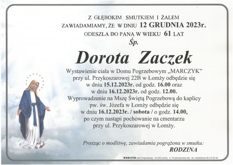 Dorota  Zaczek