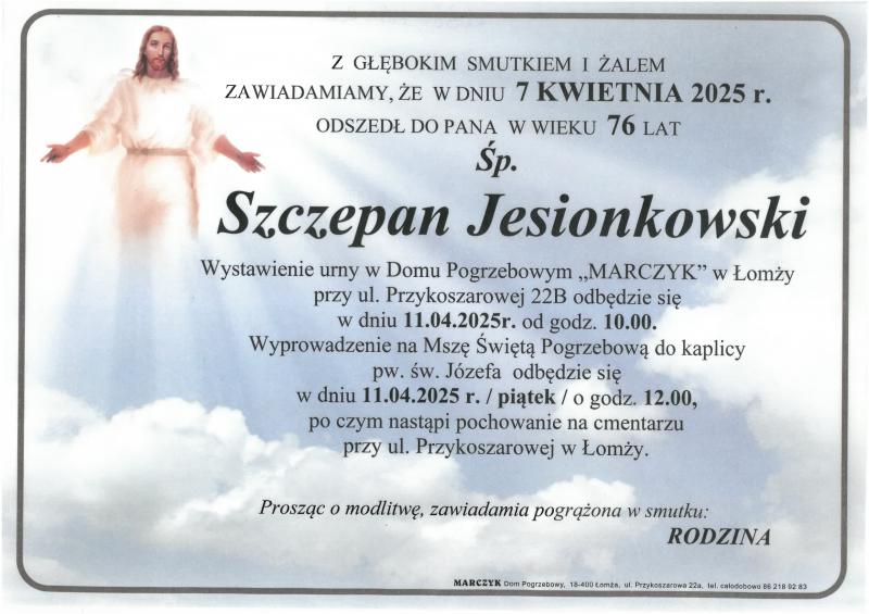 Szczepan Jesionkowski