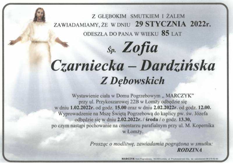 Zofia  Czarniecka-Dardzińska