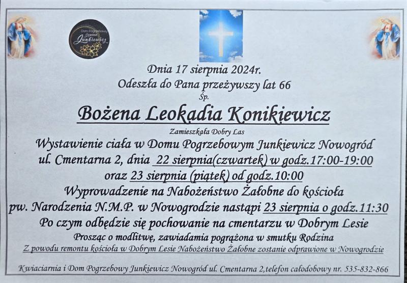 Bożena Leokadia Konikiewicz