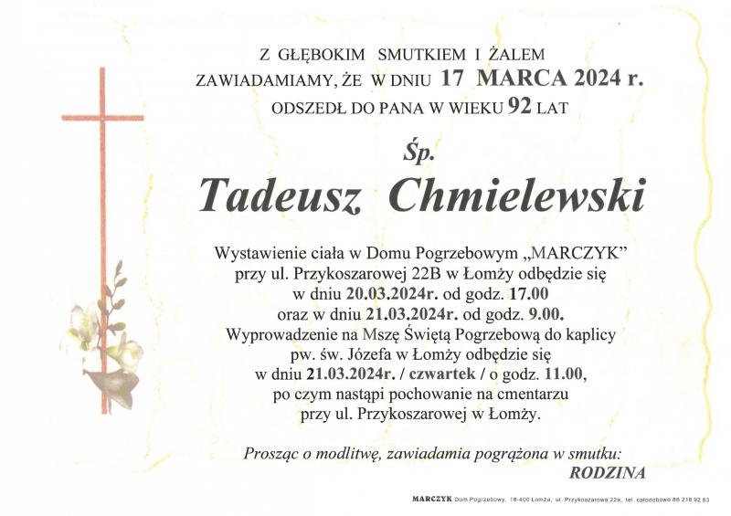 Tadeusz  Chmielewski