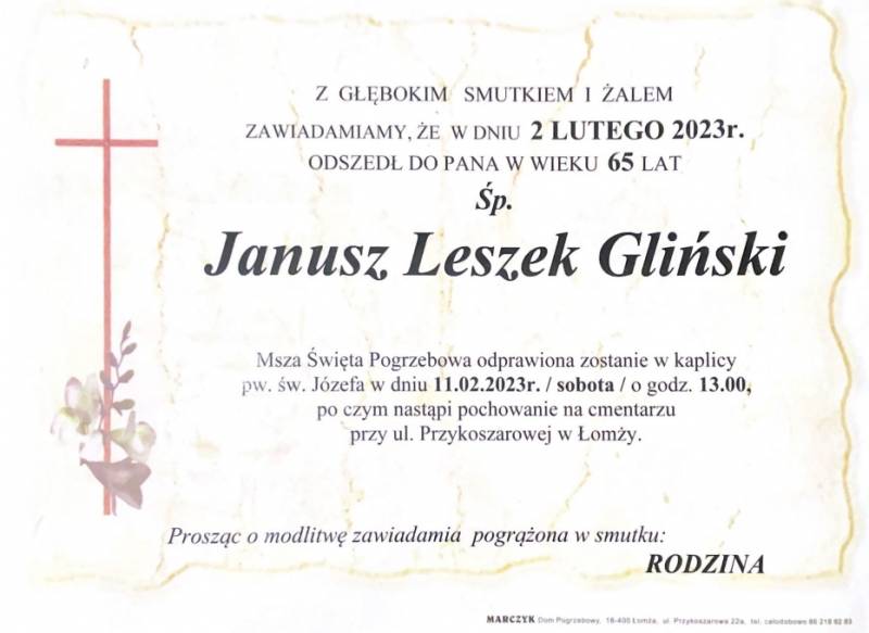 Janusz Leszek Gliński