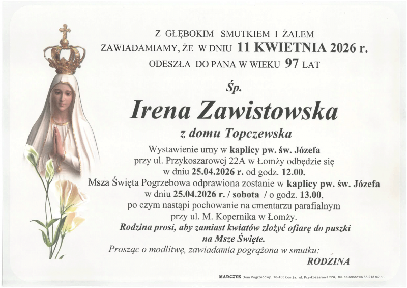 Irena Zawistowska 