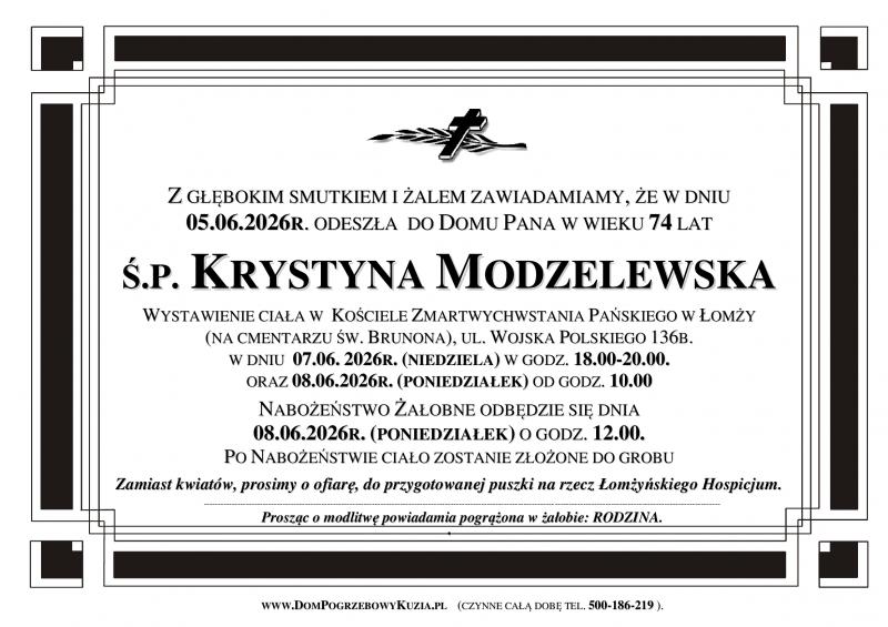 Krystyna Modzelewska