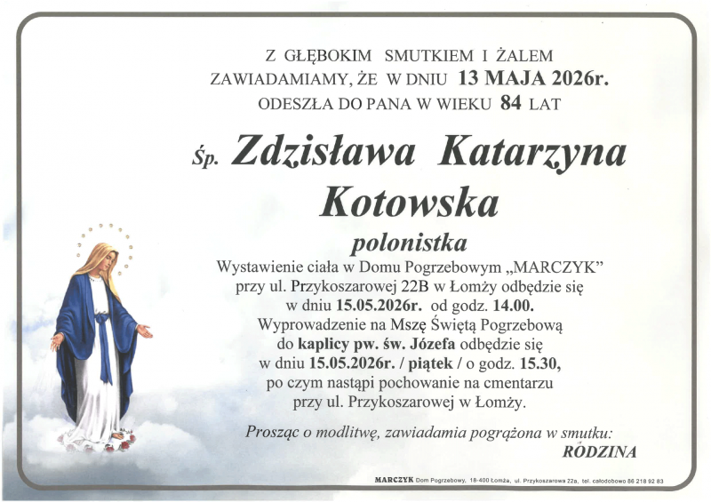Zdzisława Katarzyna Kotowska