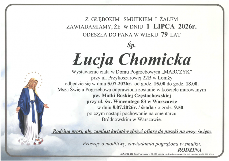 Łucja Chomicka