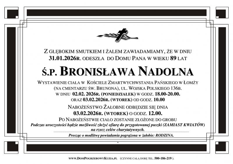 Bronisława Nadolna