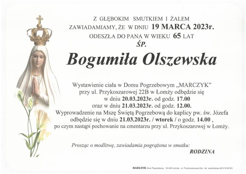 Bogumiła Olszewska