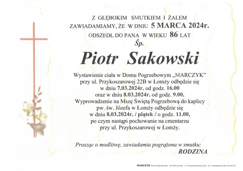 Piotr Sakowski