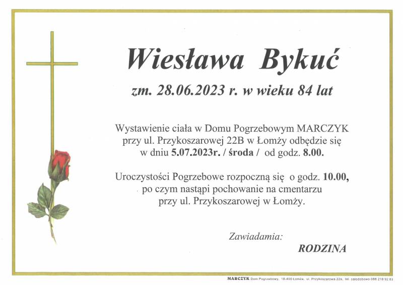 Wiesława Bykuć