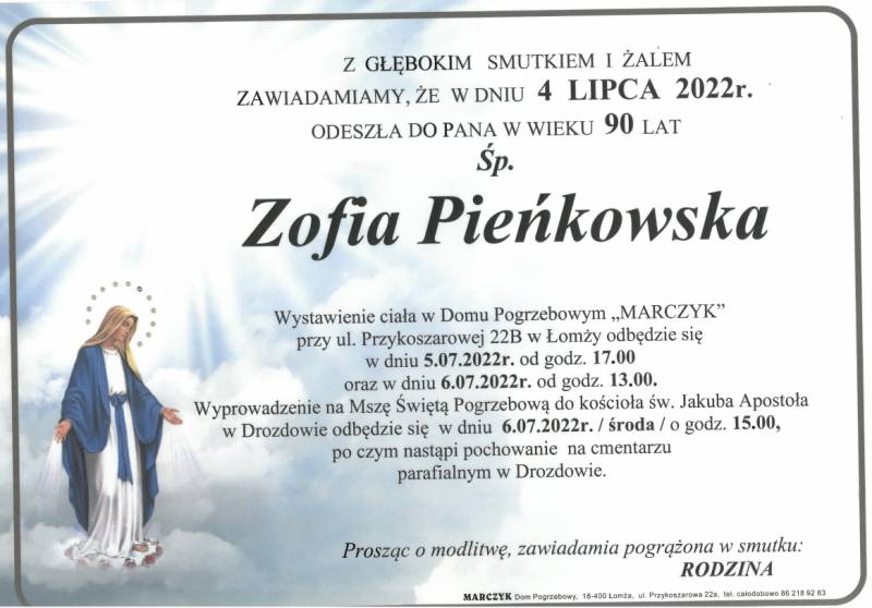 Zofia Pieńkowska