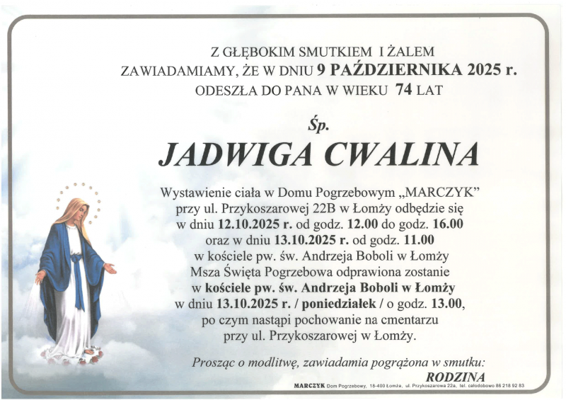Jadwiga Cwalina