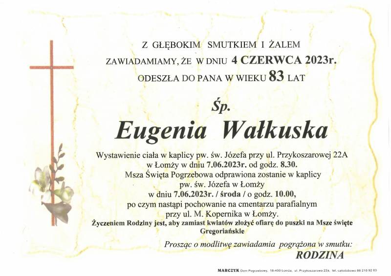 Eugenia Wałkuska