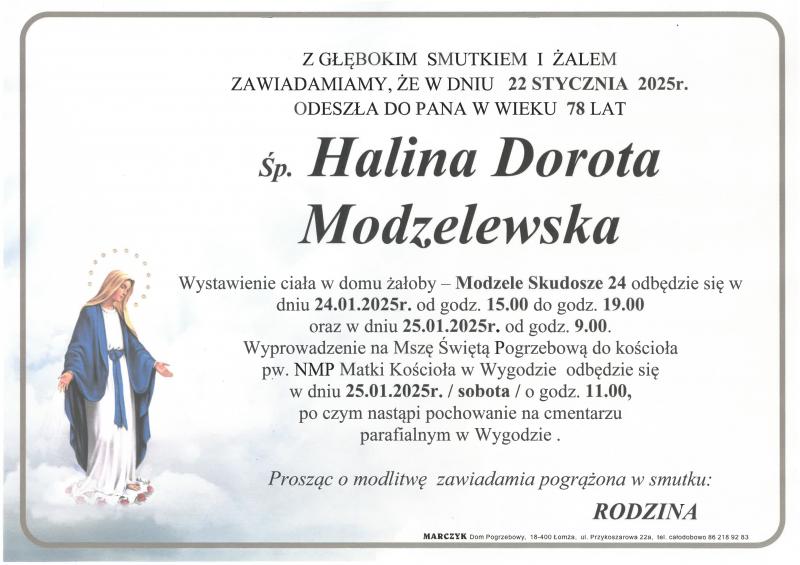Halina Dorota Modzelewska