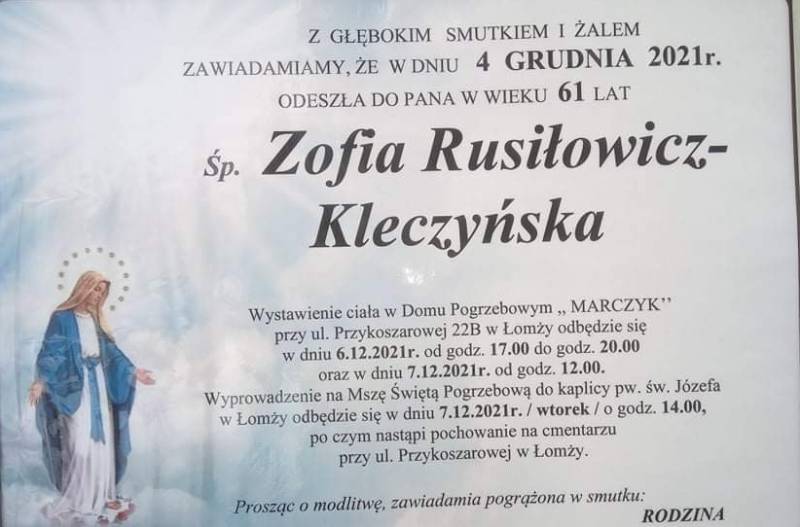 Zofia  Rusiłowicz-Kleczyńska