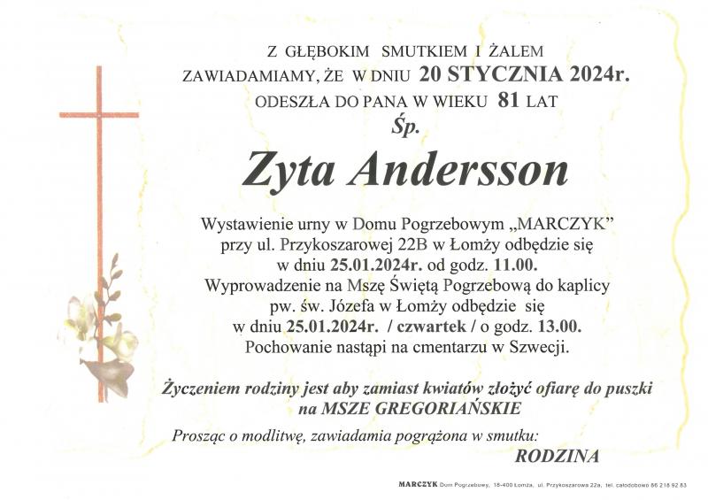 Zyta  Andersson