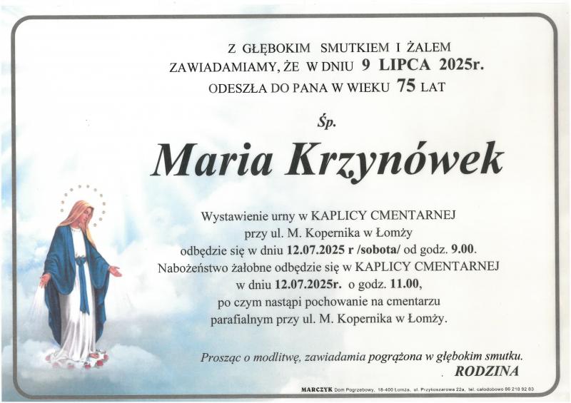 Maria Krzynówek