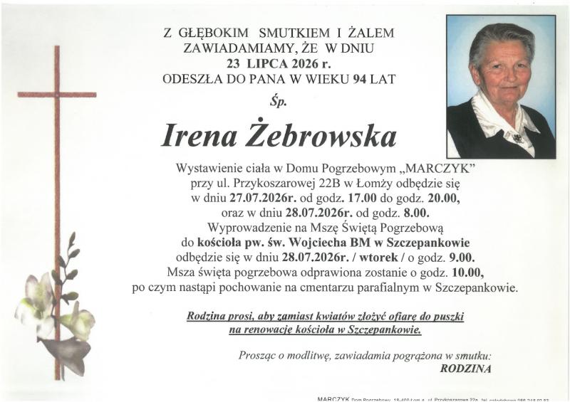 Irena Żebrowska
