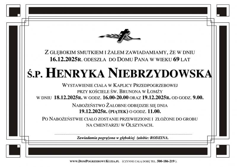 Henryka Niebrzydowska
