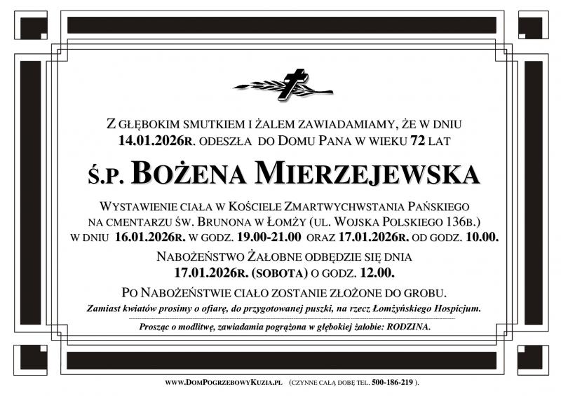 Bożena  Mierzejewska