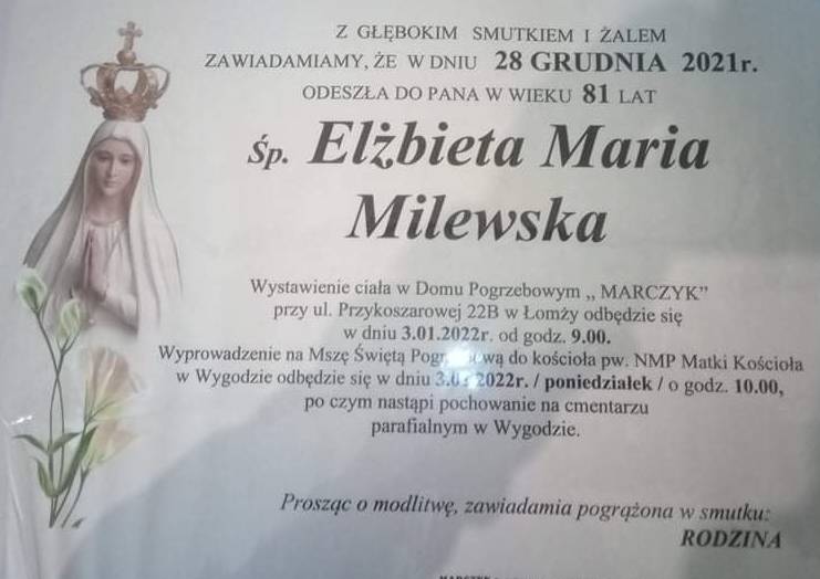 Elżbieta Maria Milewska