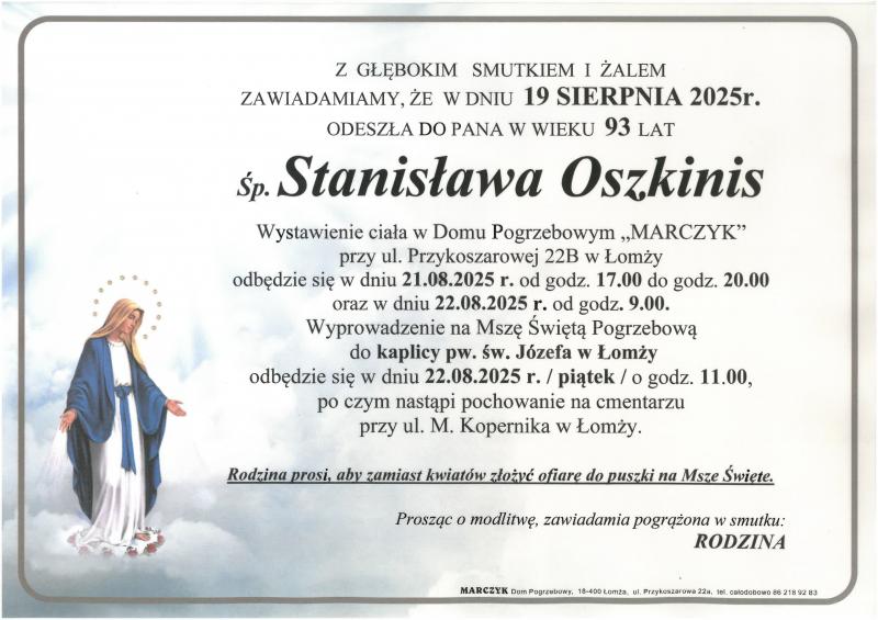 Stanisława Oszkinis
