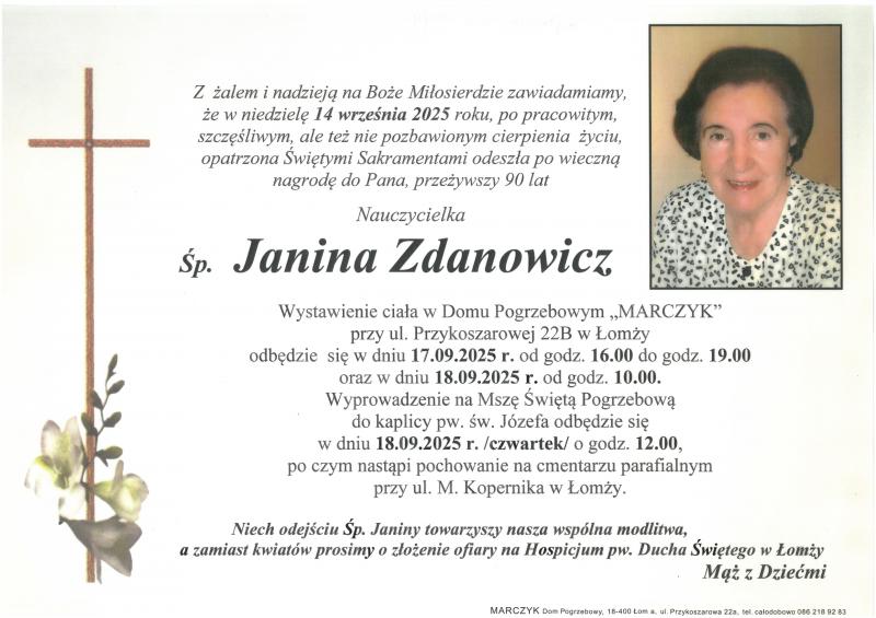 Janina Zdanowicz