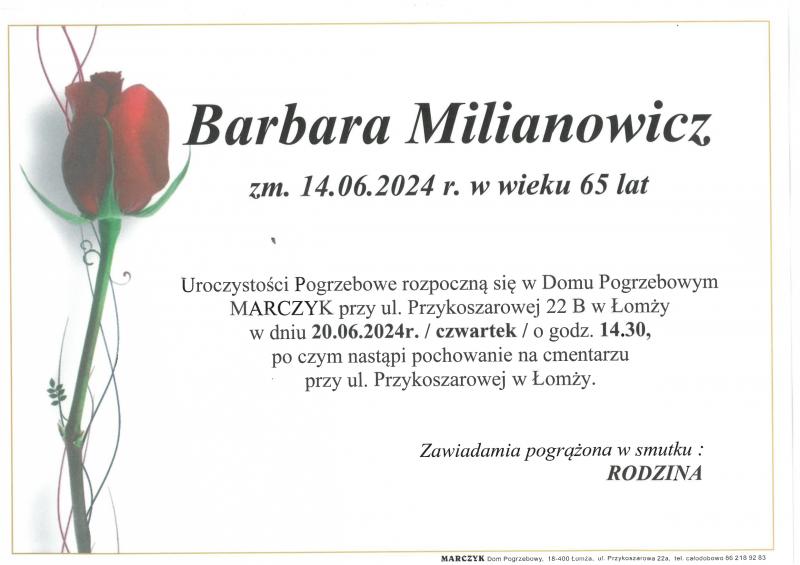 Barbara  Milianowicz